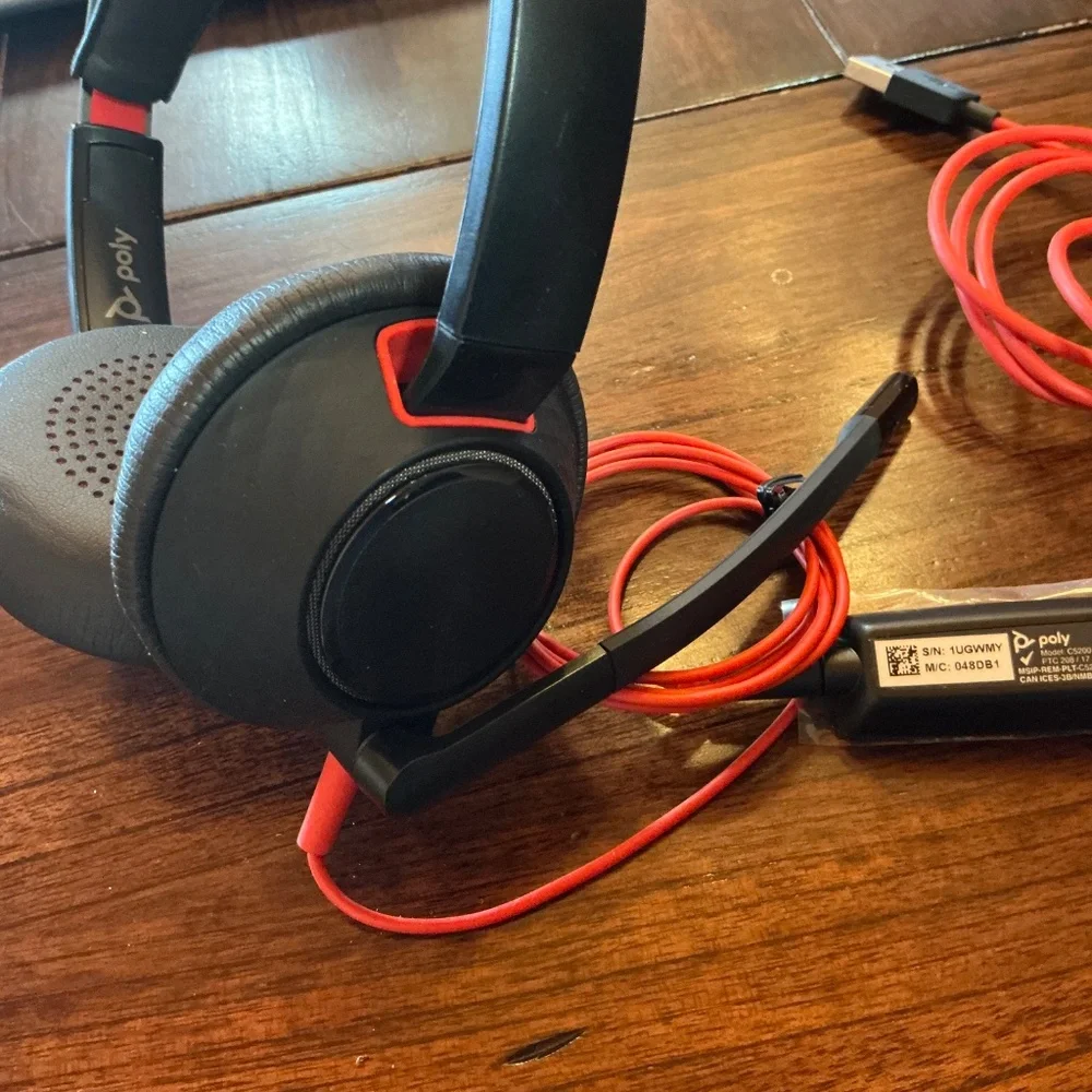 Poly Over Ear Headset - Brand New